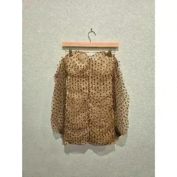 Secrets Dress in Dark NudeMAJORELLE SZ Small - Picture 4 of 6